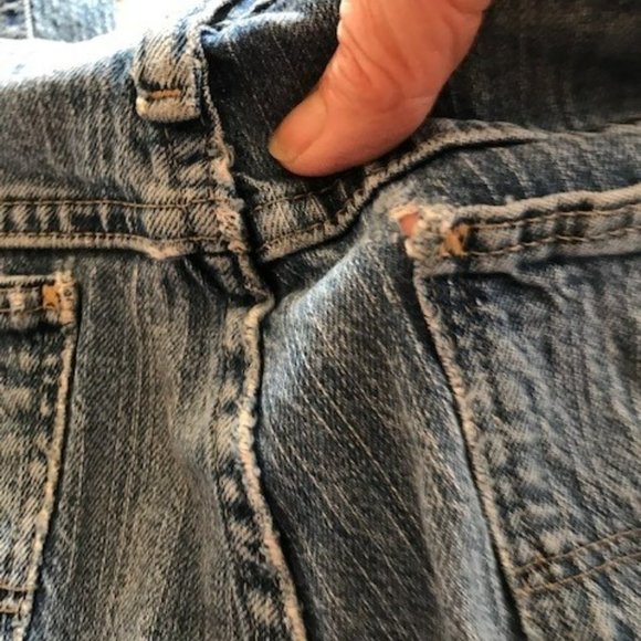 Lee Rider distressed jeans medium blue 8P - Picture 5 of 7